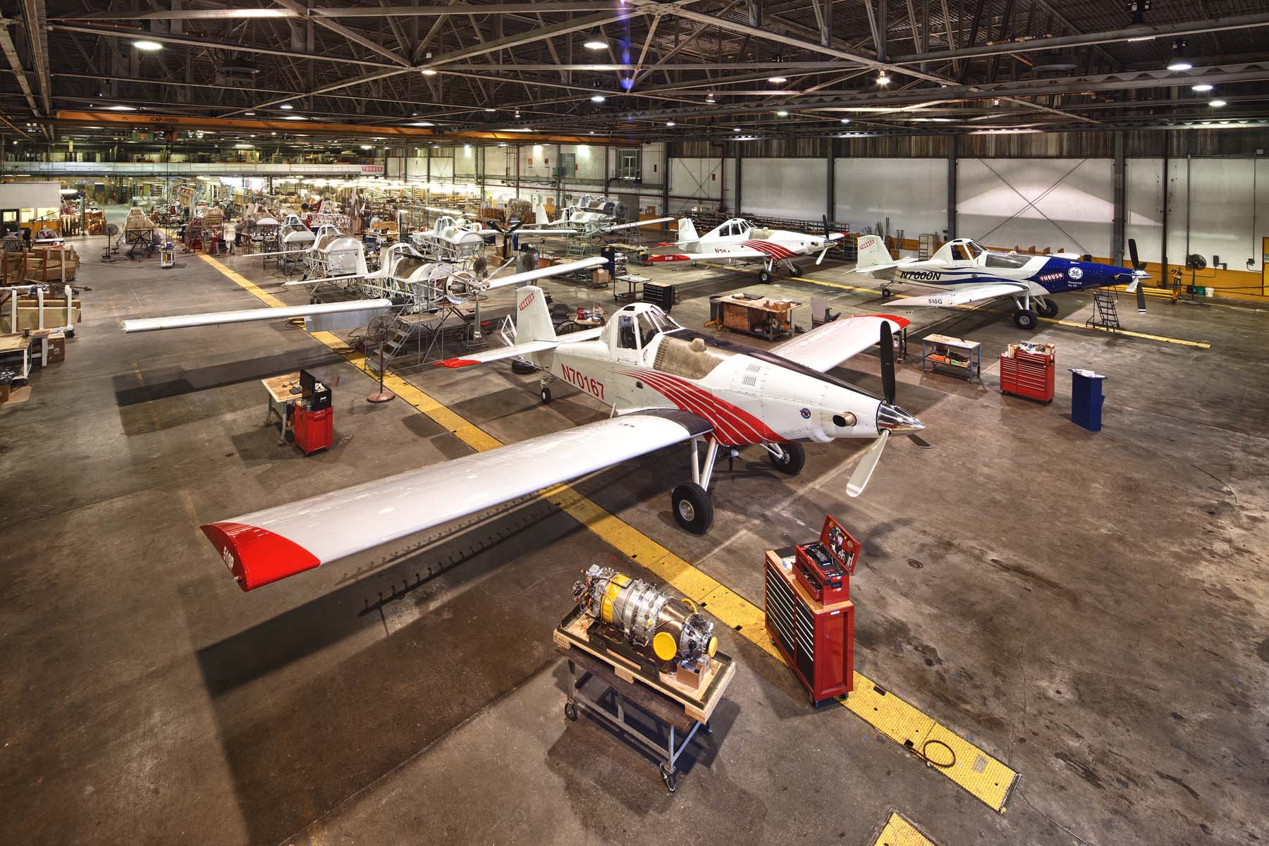 Manufacturing Alliance Tours Thrush Aircraft Plant in Albany